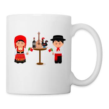 Couple portugais - Mug blanc - blanc - Droite