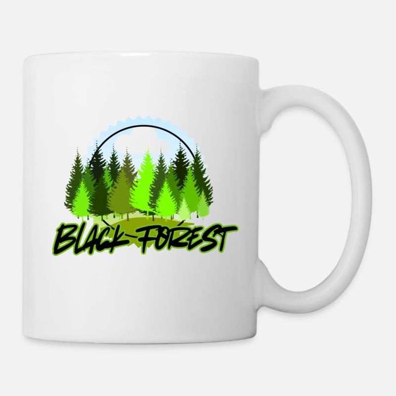 Black Forest Green - Tasse - Weiß