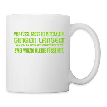 Schwangerschaft - Tasse - Weiß - Rechts
