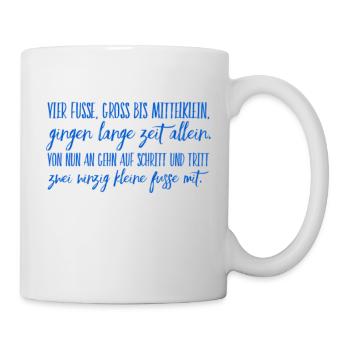 Taufe Geschenkidee - Tasse - Weiß - Rechts