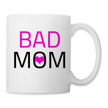 Bad Mom - Mug - white - Right