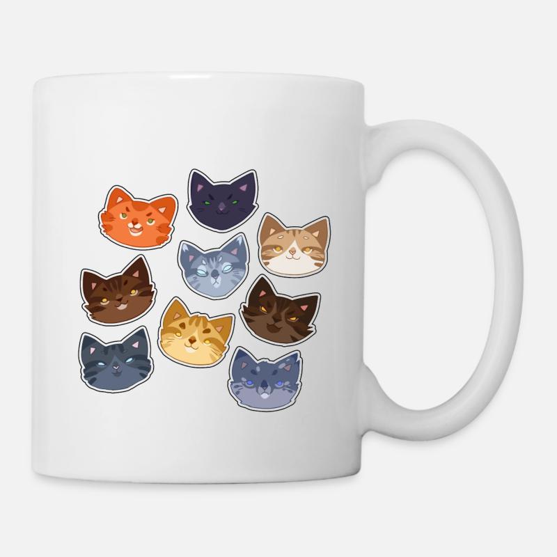 Katzen Warrior Cats Jayfeather Firestar Lionblaze - Tasse - Weiß