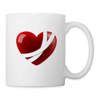 Wounded Heart - Mug - white - Right
