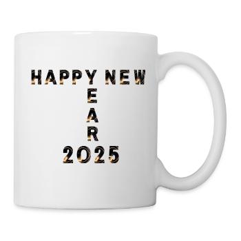 HAPPY new year 2025 - Tasse - Weiß - Rechts