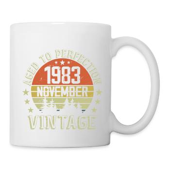 Birthday November 1983 Vintage November Gift - Mug - white - Right