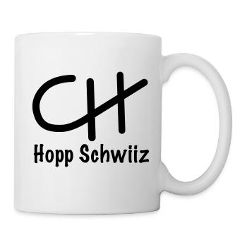 Hopp Schweiz - Tasse - Weiß - Rechts