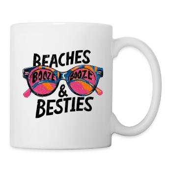 Beaches, cocktails and best friends - Mug - white - Right