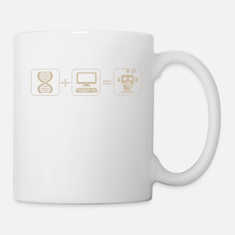 robot - Mug - white