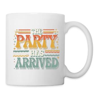 The Party Has Arrived 15 - Tasse - Weiß - Rechts