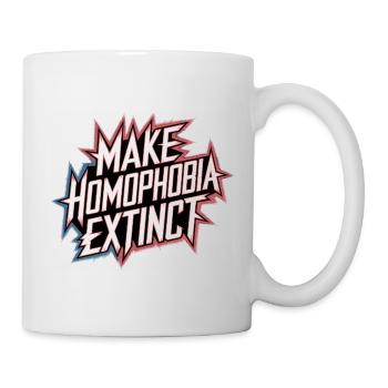 Make Homophobia Extinct 7 - Tasse - Weiß - Rechts