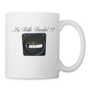 The messy ball Top off-center - Mug - white - Right