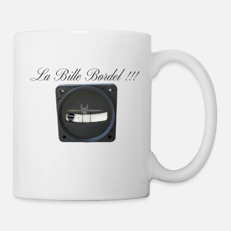 The messy ball Top off-center - Mug - white