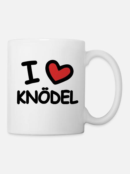 I Love Knödel - Tasse - Weiß