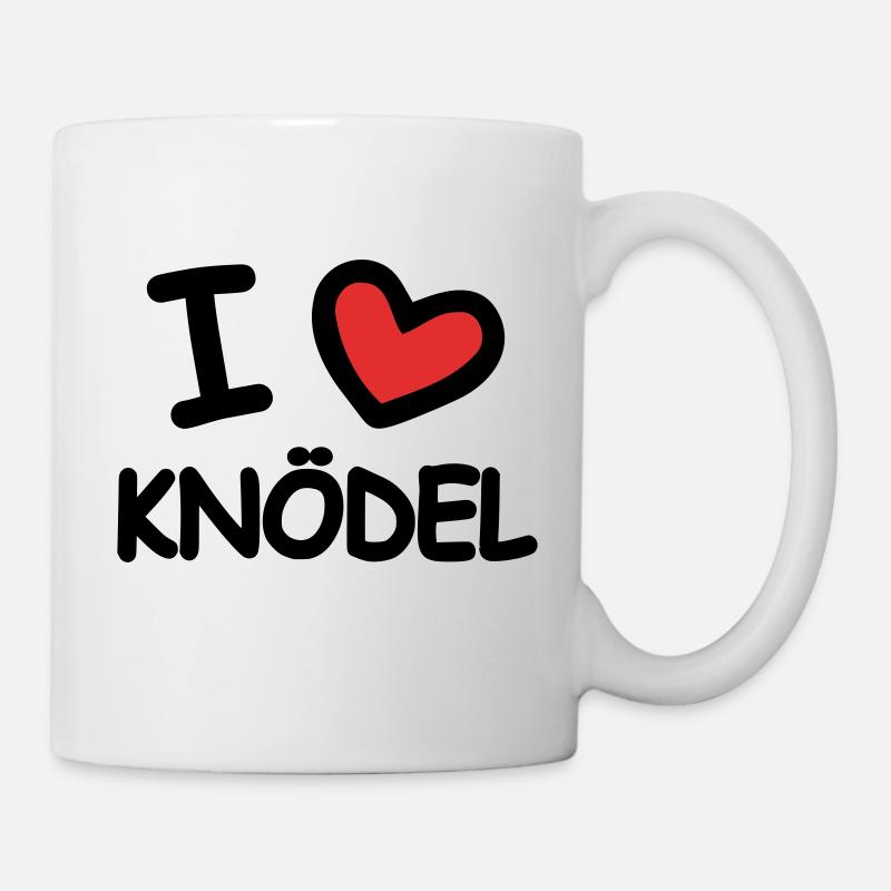 I Love Knödel - Tasse - Weiß