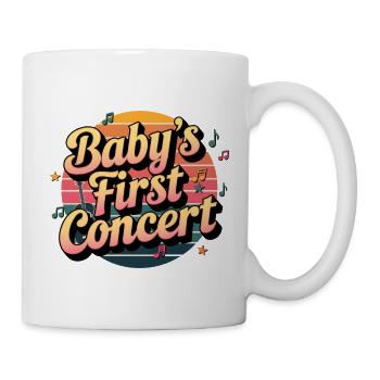 Baby's First Concert 21 - Tasse - Weiß - Rechts