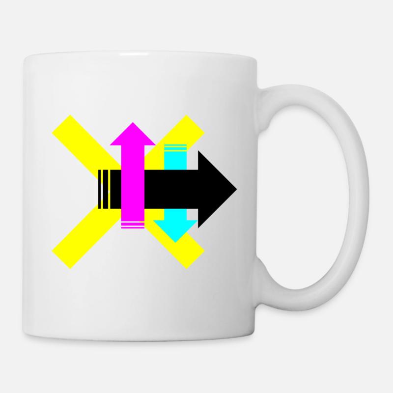 PFEILE - Tasse - Weiß