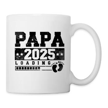 Papa 2025 loading - Tasse - Weiß - Rechts