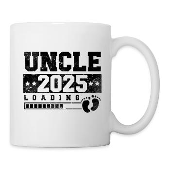 Onkel 2025 loading - Tasse - Weiß - Rechts