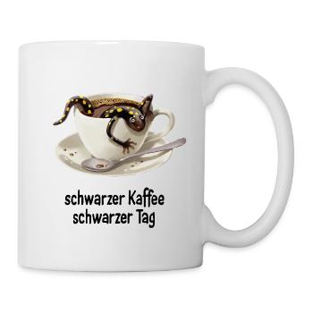Salamandre à café 2 - Mug blanc - blanc - Droite