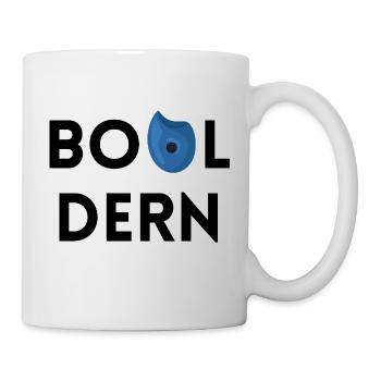 Bouldern - Simples Design mit Bouldergriff - Tasse - Weiß - Rechts