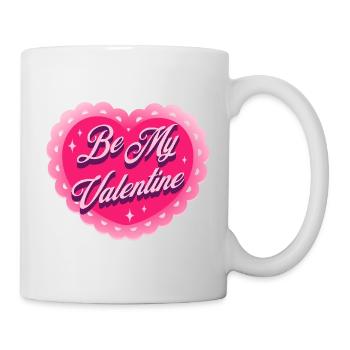 Valentine's Day heart for lovers and romantics - Mug - white - Right