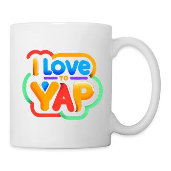 I Love To Yap 12 - Tasse - Weiß - Rechts