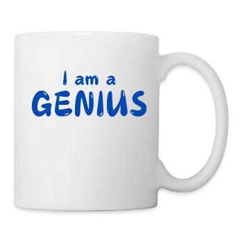 Je suis un GÉNIE - Mug blanc - blanc - Droite