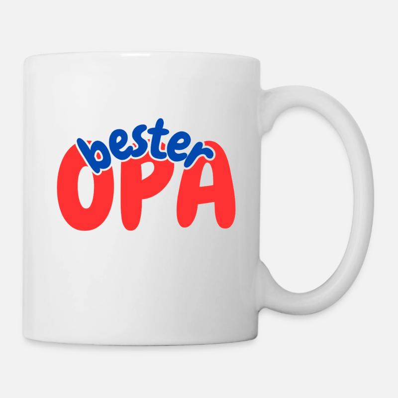 Bester Opa - Tasse - Weiß