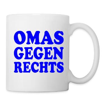 Omas gegen rechts - Tasse - Weiß - Rechts