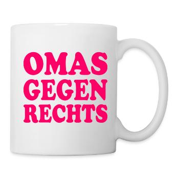 Omas gegen rechts - Tasse - Weiß - Rechts