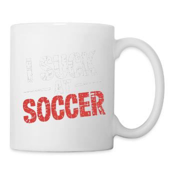 I Suck At Soccer 13 - Tasse - Weiß - Rechts