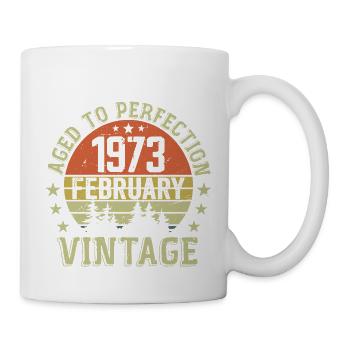 February 1973 - February 1973 Birthday Gift - Mug - white - Right