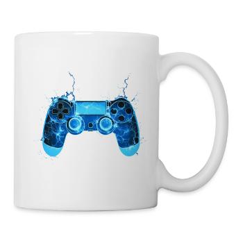 La manette de jeu clignote Cool Gamer Gift - Mug blanc - blanc - Droite