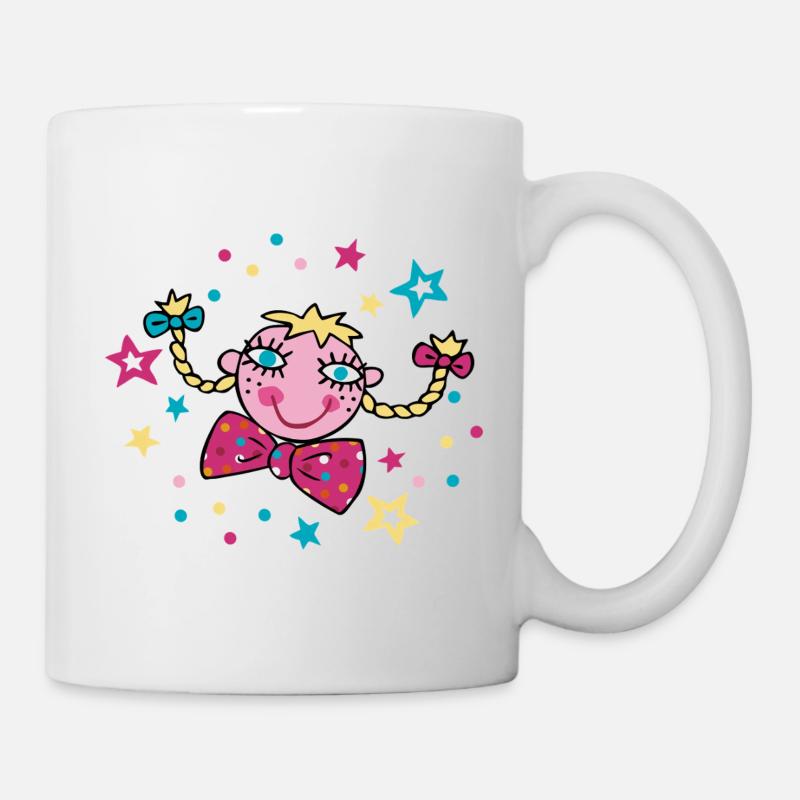 Carnival Confetti Girl - Mug - white