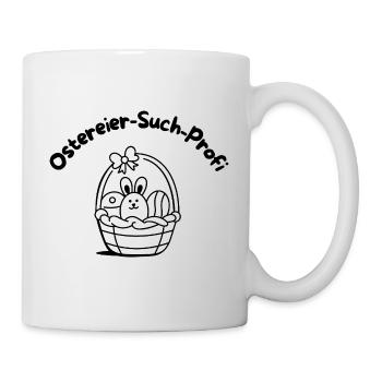 Ostereier-Such-Profi - Tasse - Weiß - Rechts