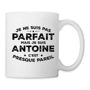 Antoine Un Prénom, Une Attitude L’Humour Antoine - Mug blanc - blanc - Droite