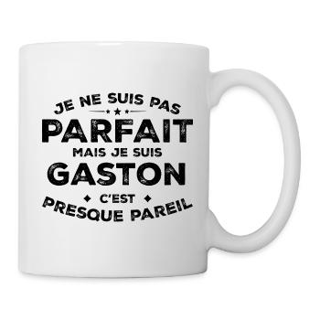Gaston Un Prénom, Une Attitude L’Humour Gaston - Mug blanc - blanc - Droite