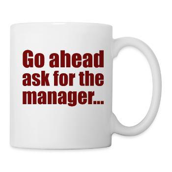 Manager - Mug - white - Right
