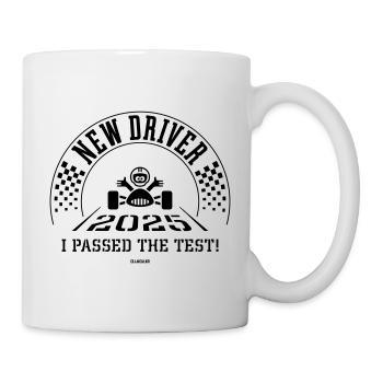 New Driver 2025 – I Passed The Test! (Black) - Mug - white - Right