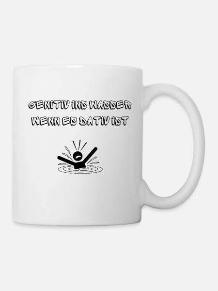Grammatik unter Druck - Tasse - Weiß