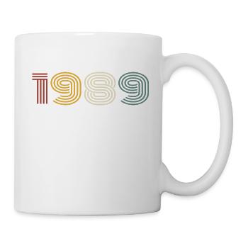 1989 Rétro Style 1989 Anniversaire 1989 Millésime - Mug blanc - blanc - Droite