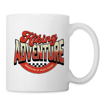 Experience hiking adventures - Mug - white - Right