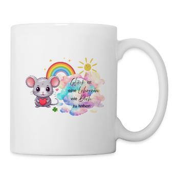 Cute mouse design for the best teacher - Mug - white - Right