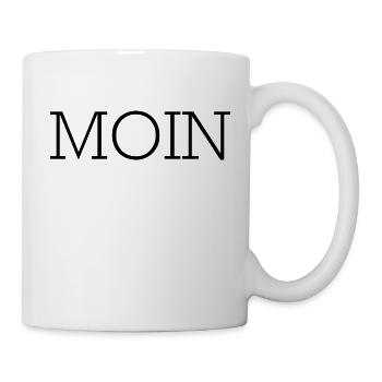Moin - Tasse - Weiß - Rechts
