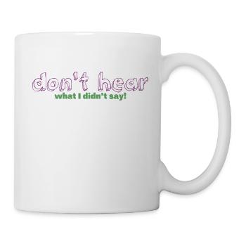 Literal Listener - Tasse - Weiß - Rechts