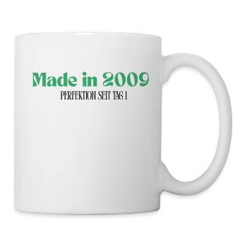 Made in 2009 - Perfection since day 1 - Mug - white - Right