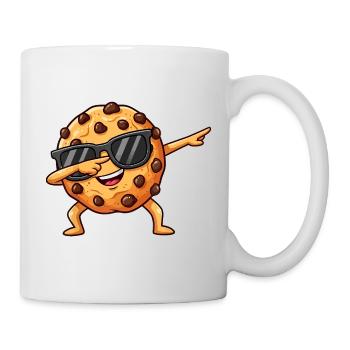 Chocolate Chip Cookie Cartoon Character - Mug - white - Right