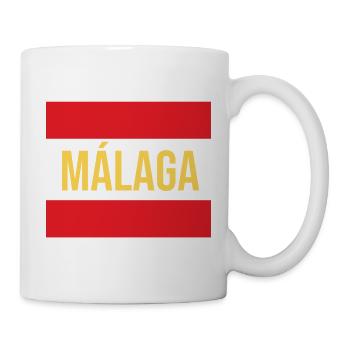 Málaga Regional Flag Design - Mug - white - Right