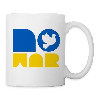 No War Shirt - Peace for Ukraine - Mug - white - Right
