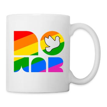 No War LGBTQ Pride Month Shirt - Tasse - Weiß - Rechts